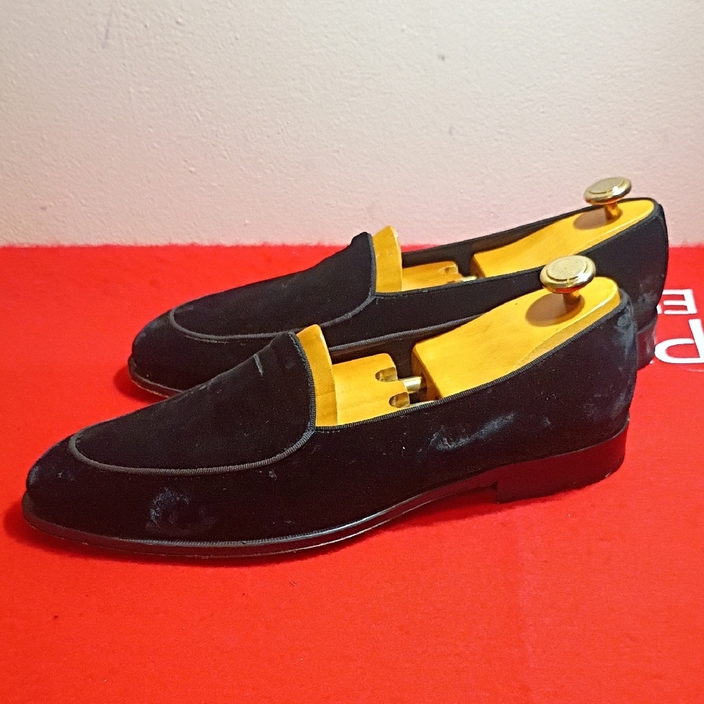 INC International Concepts Black Leather Shoes - Picture 2 of 10
